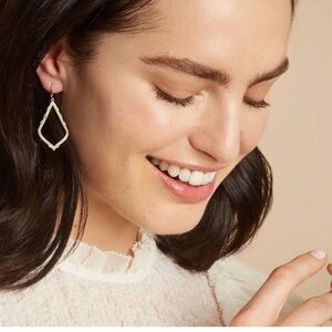 Kendra Scott Silver Drop Earrings